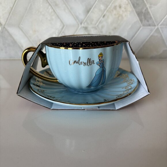 Disney Other - Disney Princess Cindarella Teacup with Saucer Set New